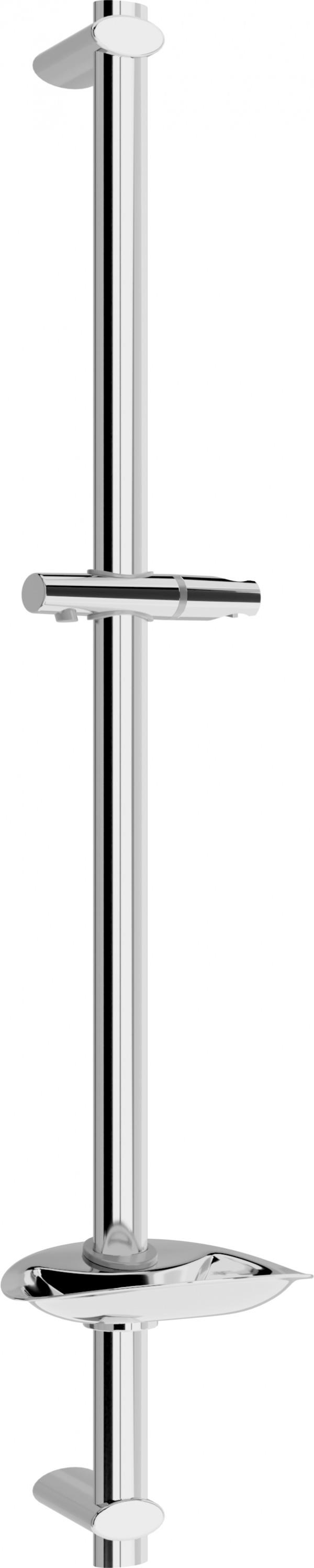 MEXEN DB Posuvný držák sprchy s mýdlenkou 75 cm, chrom