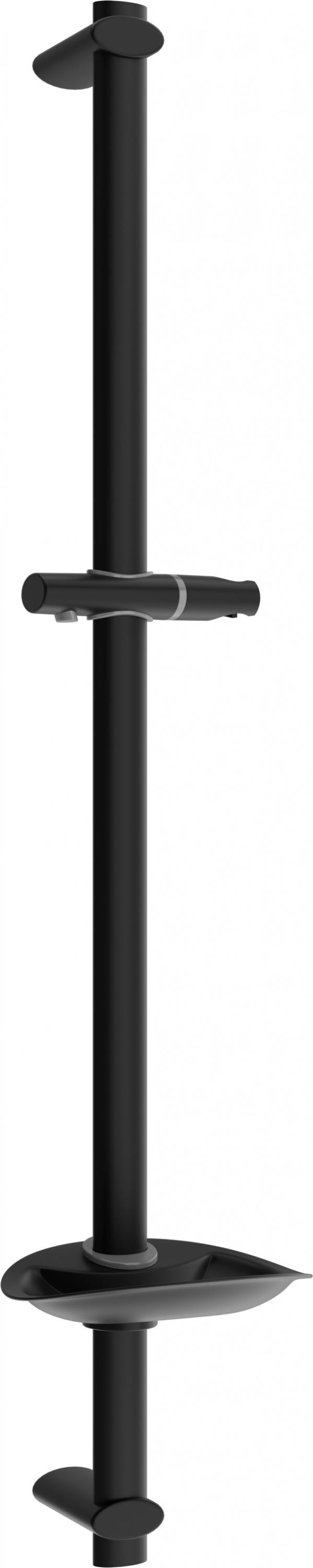 MEXEN DB Posuvný držák sprchy s mýdlenkou 75 cm, černý