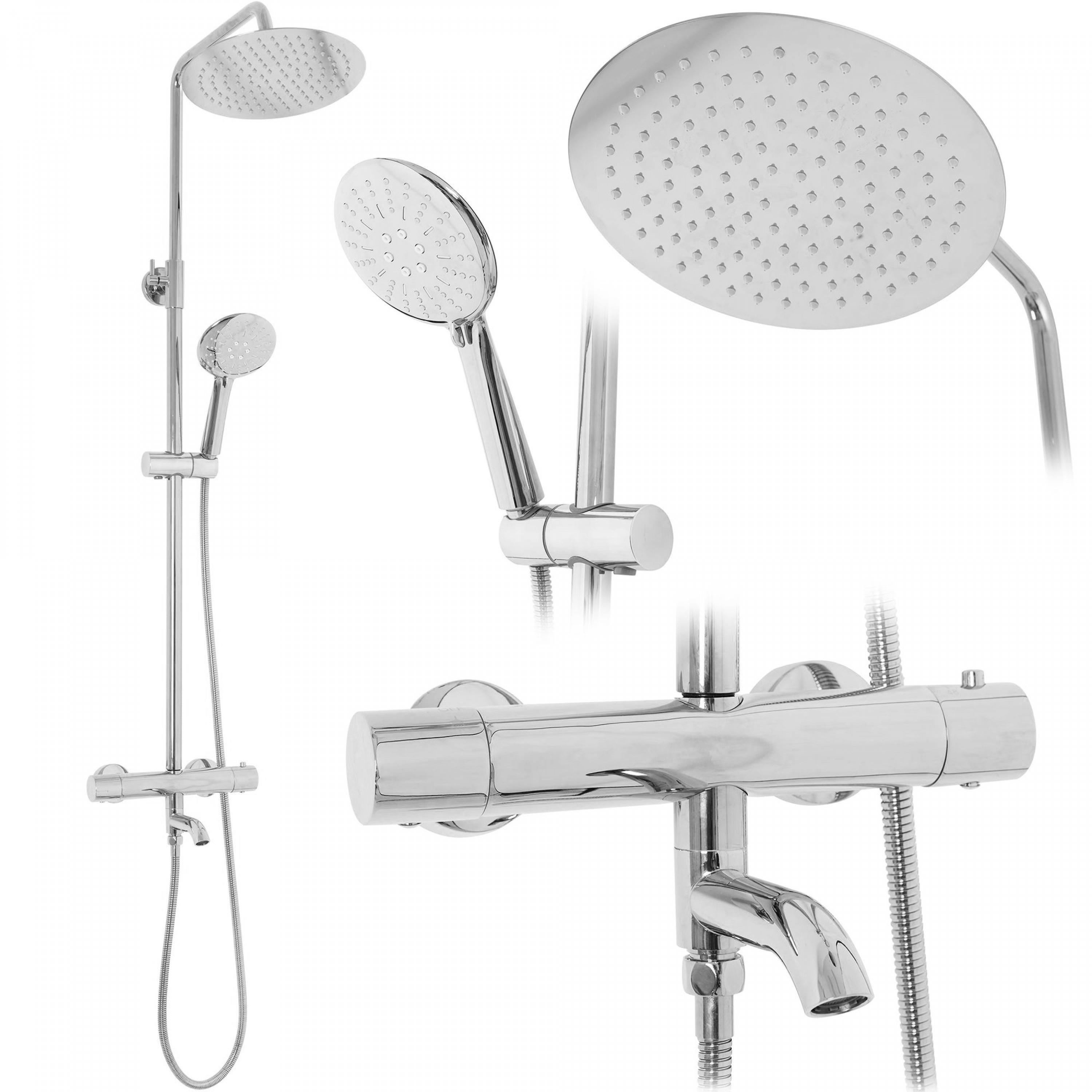 REA Lungo Sprchový set s batériou 150 mm, chrom ( REA-P6607 )