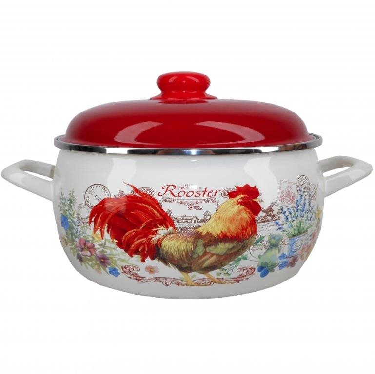 Metalac kohout, mělký kastrol Prince s poklicí 20 cm, 2,75 l