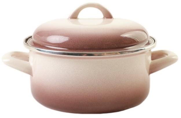 Metalac capuccino, mělký kastrol Standard s poklicí 16 cm, 1,5 l