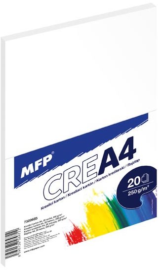 MFP kreslicí karton A4 20 listů, 250 g/m2, bílý