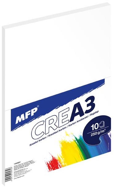 MFP kreslící karton A3 10 listů, 250 g/m2, bílý