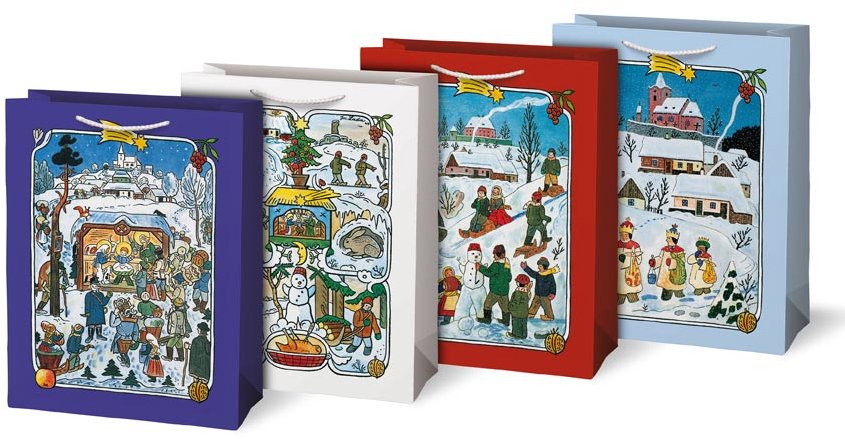 MFP vánoční L LADA, 260 x 340 x 140 mm - 1 ks (mix motivů)