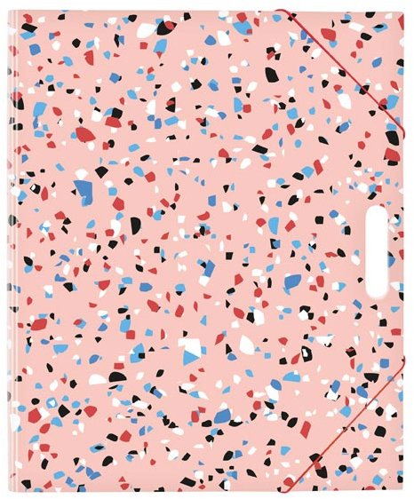MFP složka na výkresy A4 terrazzo růžová