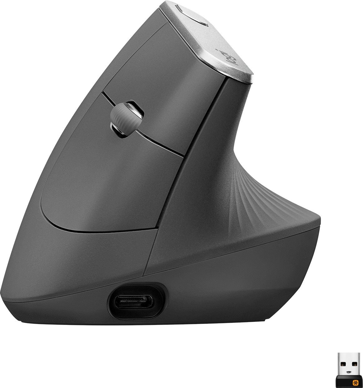 Ergonomická myš Logitech MX Vertical s vertikálním designem.