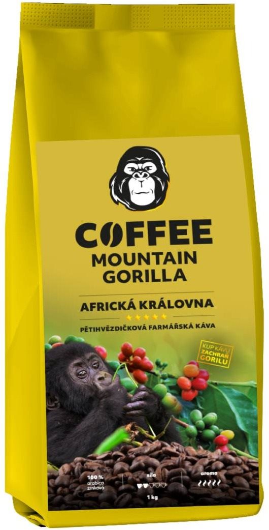 Mountain Gorilla Coffee Africká královna, 1 kg