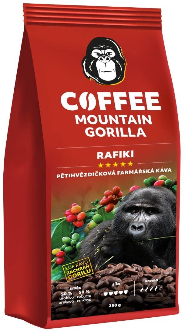 Mountain Gorilla Coffee Rafiki, 250 g