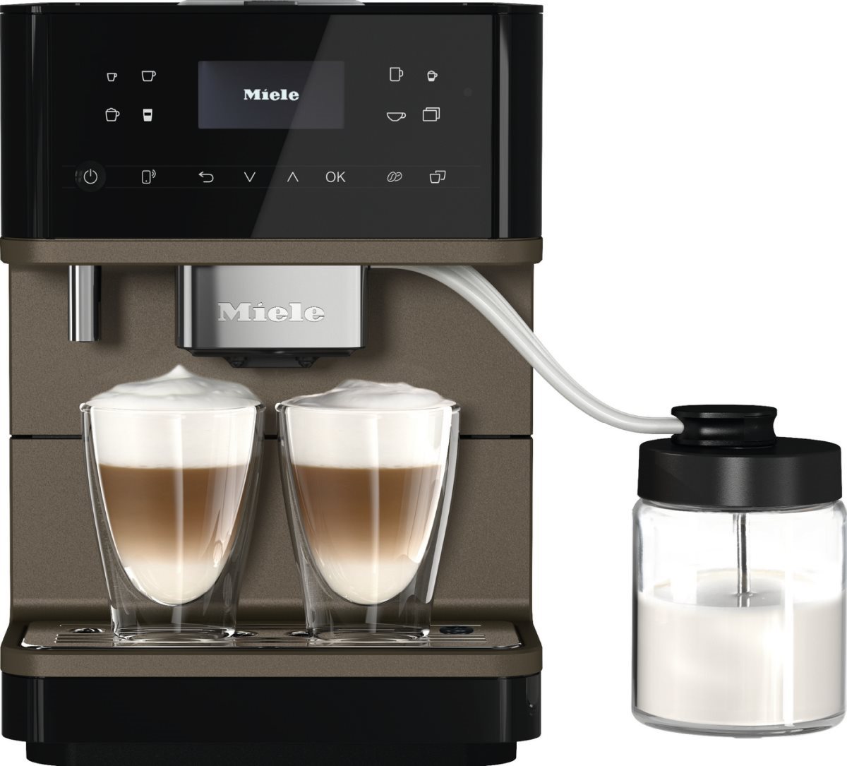 Miele CM 6360 obsidian černý PearlFinish