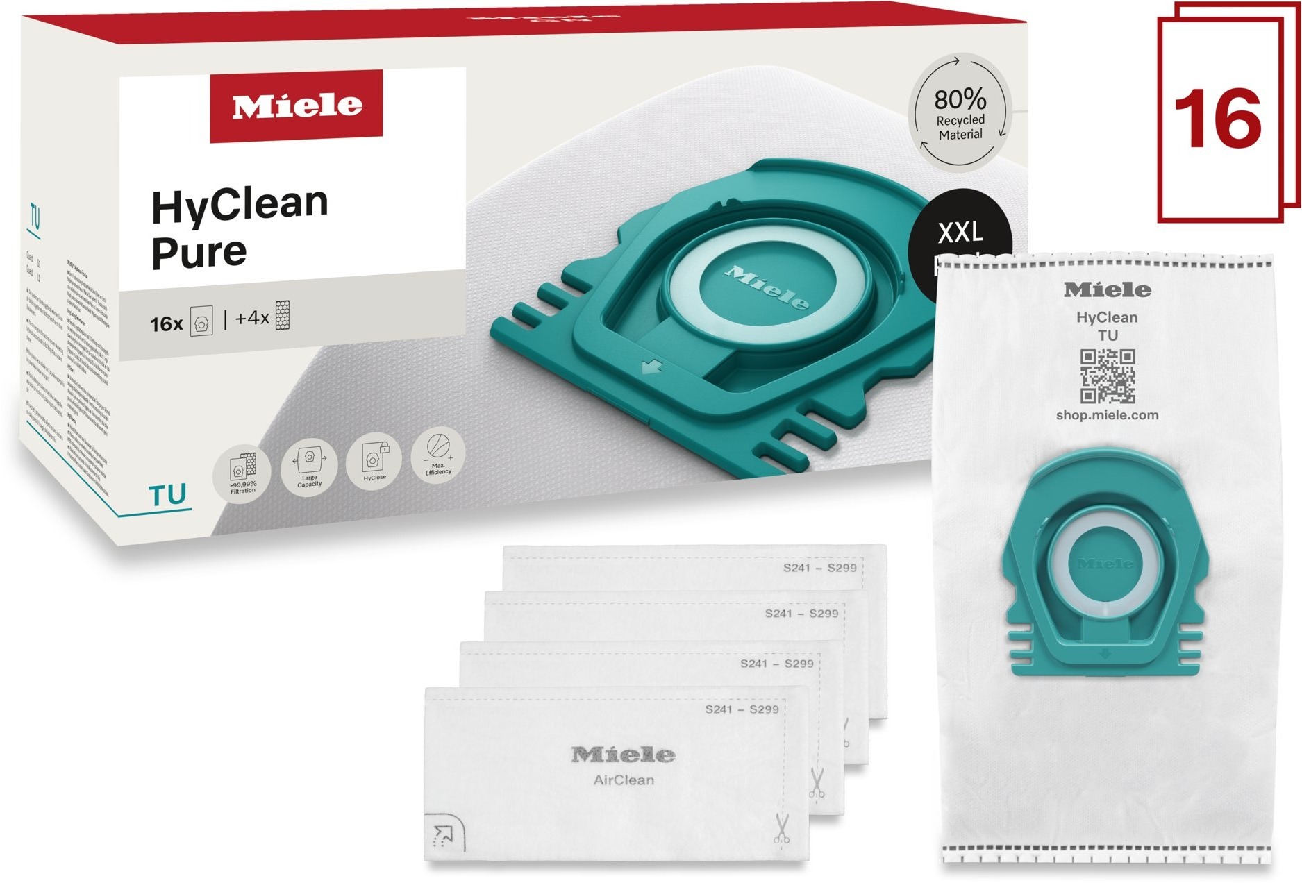 Miele HyClean Pure TU XXL - 16 ks