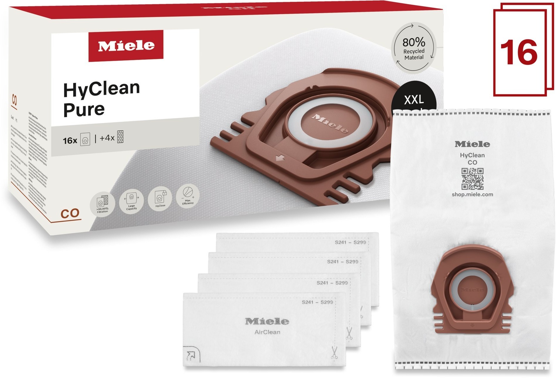 Miele HyClean Pure CO XXL- 16 ks