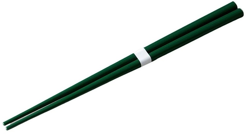 Jídelní hůlky 22,5 cm, zelená, bambus, MIJ