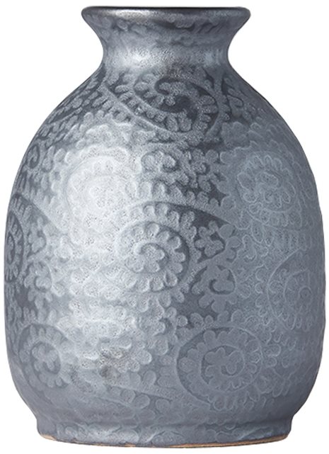 Láhev na saké BLACK SCROLL 300 ml, MIJ