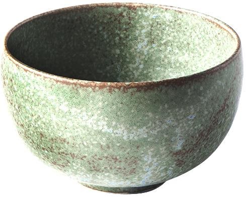 Jídelní miska GREEN FADE 11 cm, ve tvaru U, zelená, MIJ