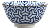 Made In Japan Miska Herringbone Indigo Ikat 13 cm 300 ml