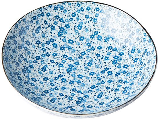 Jídelní miska BLUE DAISY 21 cm, 600 ml, MIJ