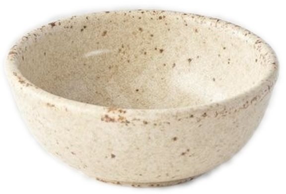 Jídelní miska FADE 9 cm, 110 ml, béžová, kteramika, MIJ
