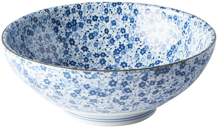 Made In Japan Velká mísa Blue Daisy 21,5 cm 1000 ml