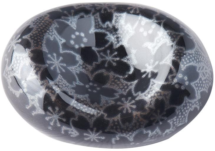 Made In japan Oblázek na odložení jídelních hůlek, 1 ks, Black Sakura