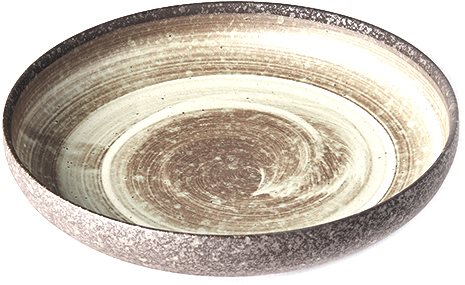 Jídelní talíř NIN-RIN 22 cm, s vysokým okrajem, MIJ