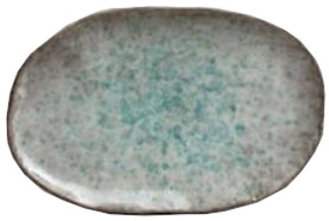 Made In Japan Oválný talíř AQUA SPLASH 17 x 11 cm