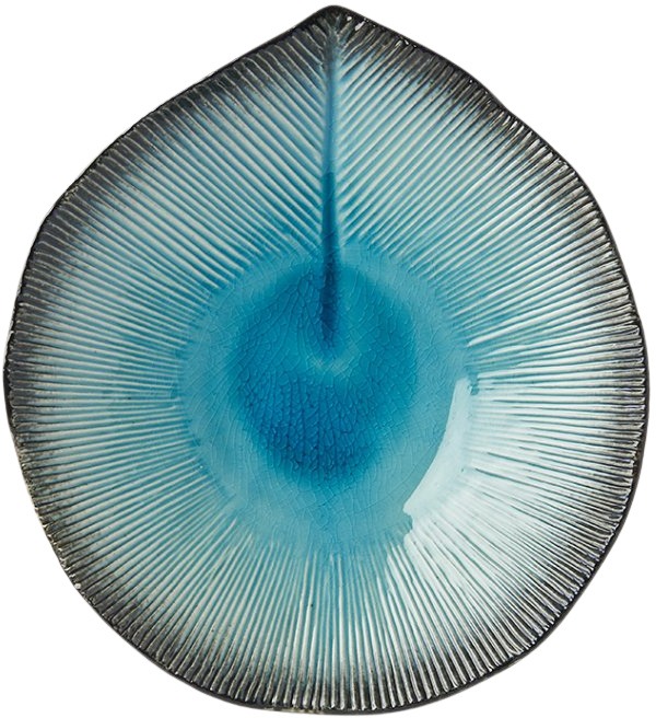 Dezertní talíř SKY BLUE 15 cm, modrá, keramika, MIJ
