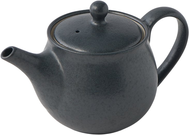 Made in Japan Čajová konvice s infuzérem 420 ml, černá, keramika