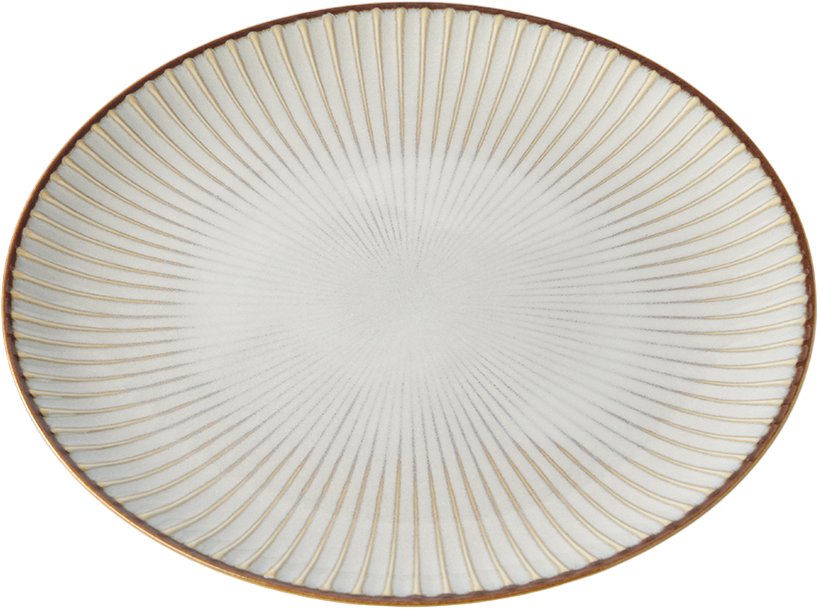 Made in Japan Jídelní talíř White Sendan 23,5 cm, bílý, keramika