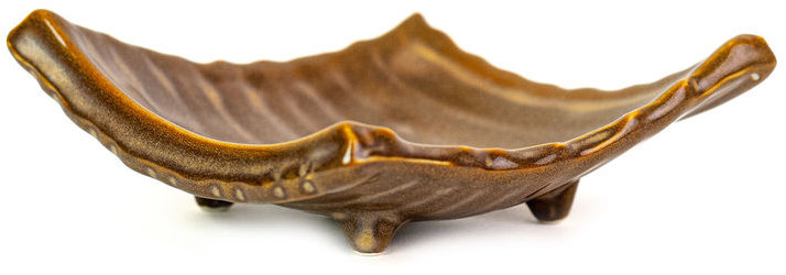 Made in Japan Servírovací talíř Dune 14 x 11 cm, béžový, keramika