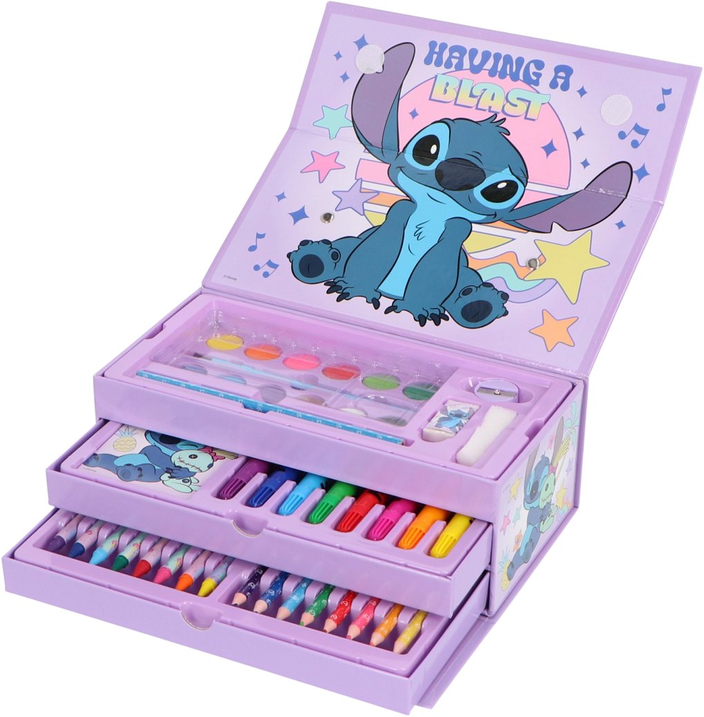 Mister licence Kreslící kufřík Lilo a Stitch s. fialový