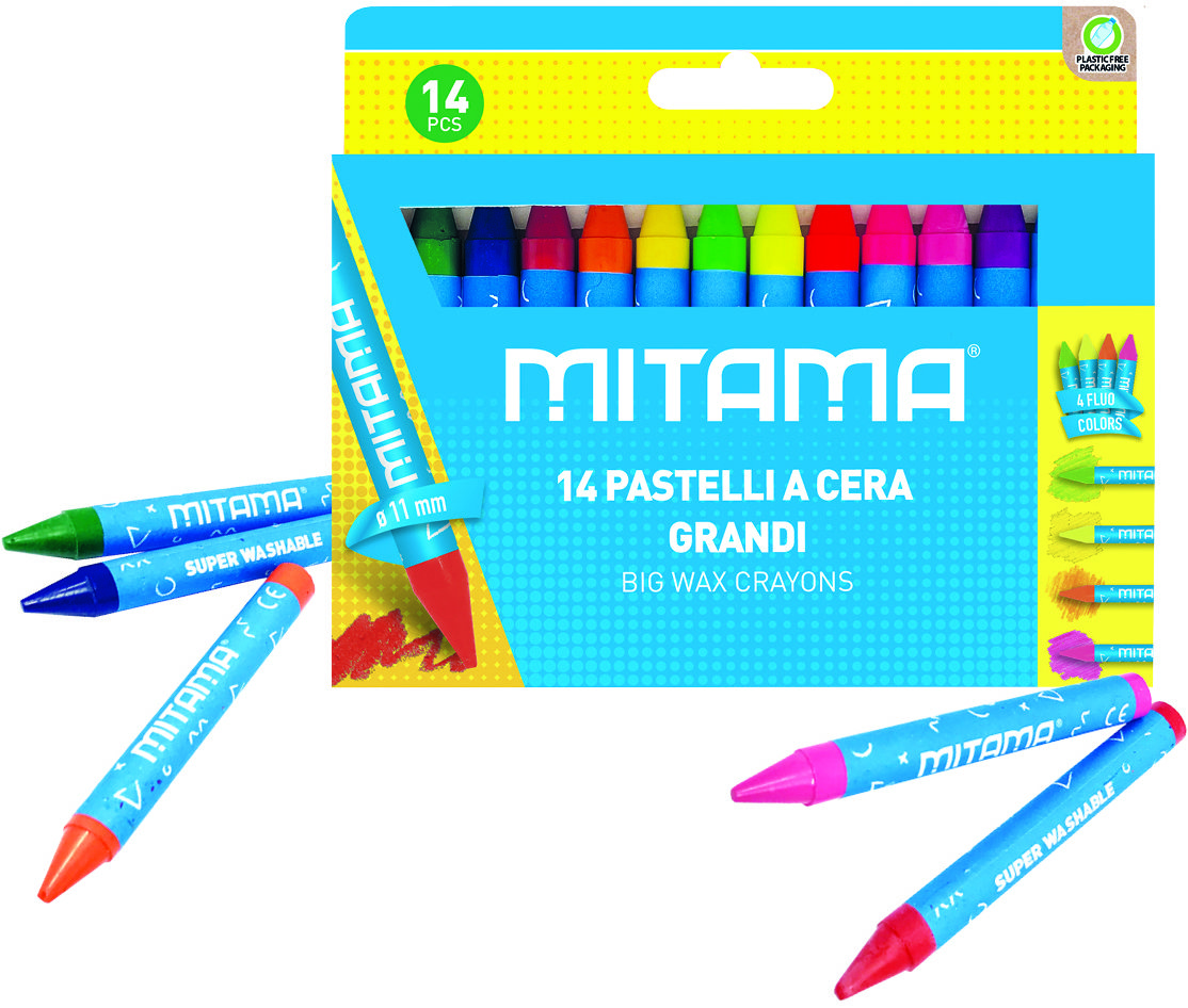 MITAMA BIG praktické, 14 ks - barevné sety pro výtvarné projekty