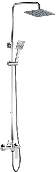 Mixxus Sprchový sloup s baterií Premium Alex 003-J, white chrom