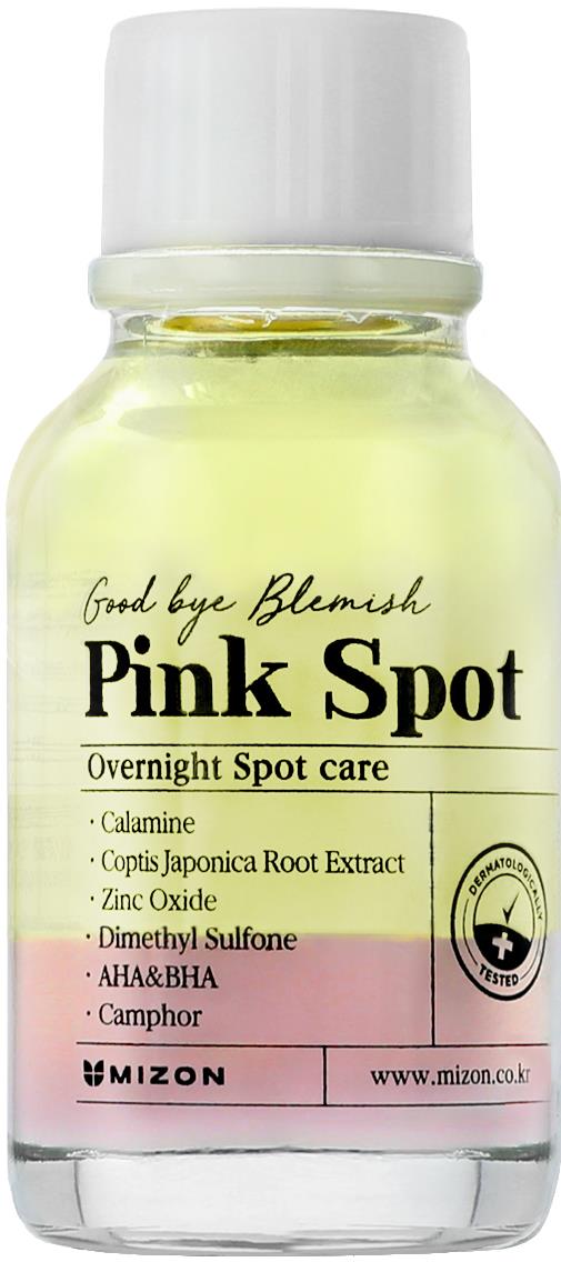Mizon Good Bye Blemish Pink Spot sérum s pudrem proti akné, 19 ml