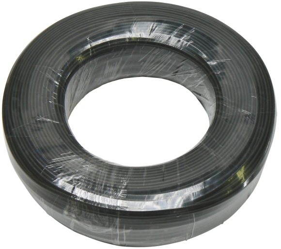 Datacom telefonní kabel 4 žilový černý 100m