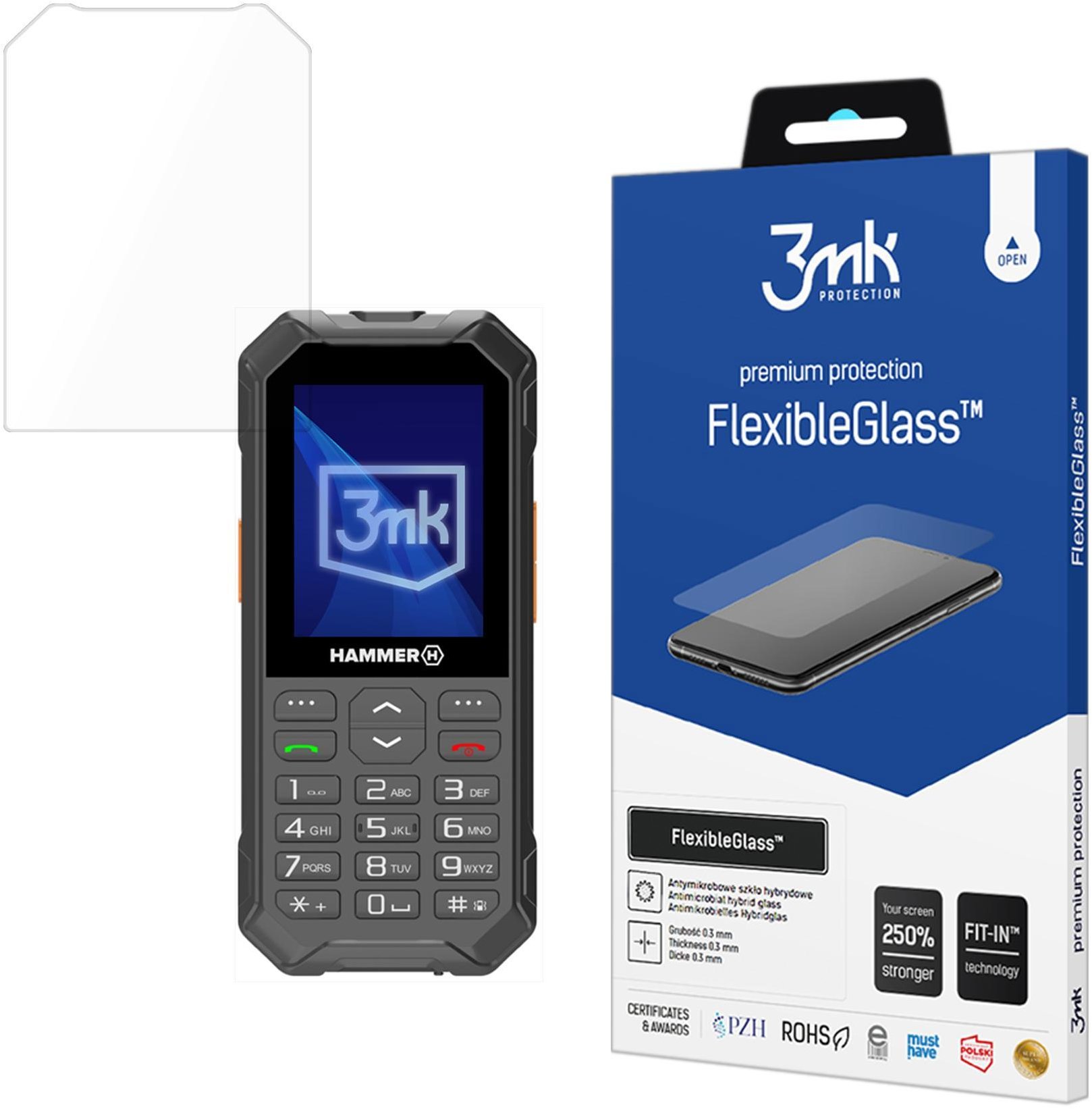 3MK FlexibleGlass pro myPhone Hammer 6