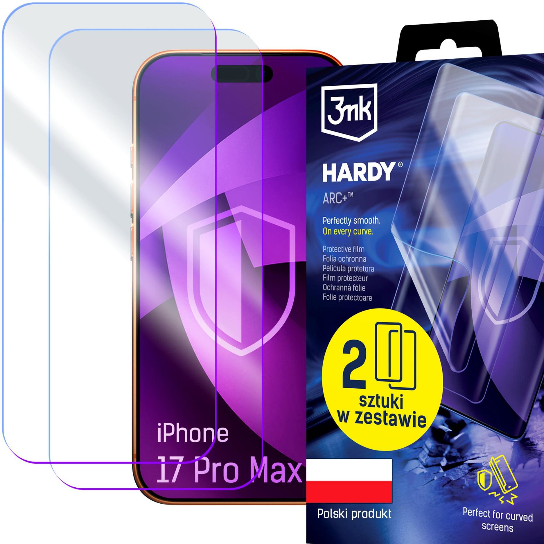 Apple iPhone 17 Pro Max/18 Pro Max - 3mk Hardy ARC+ (2 ks)