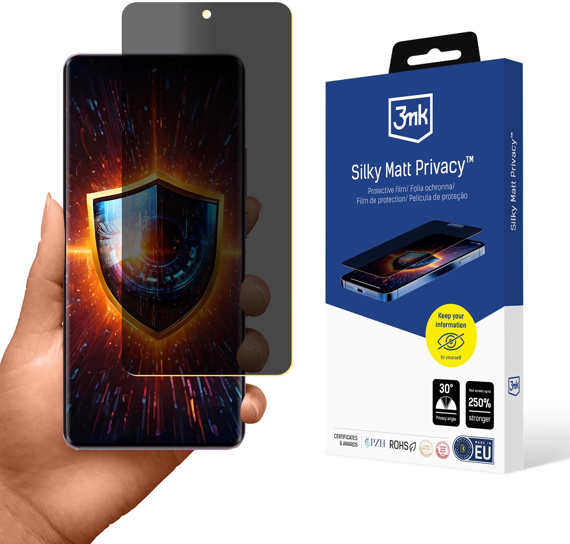 3mk Silky Matt Privacy pro Realme 14 Pro