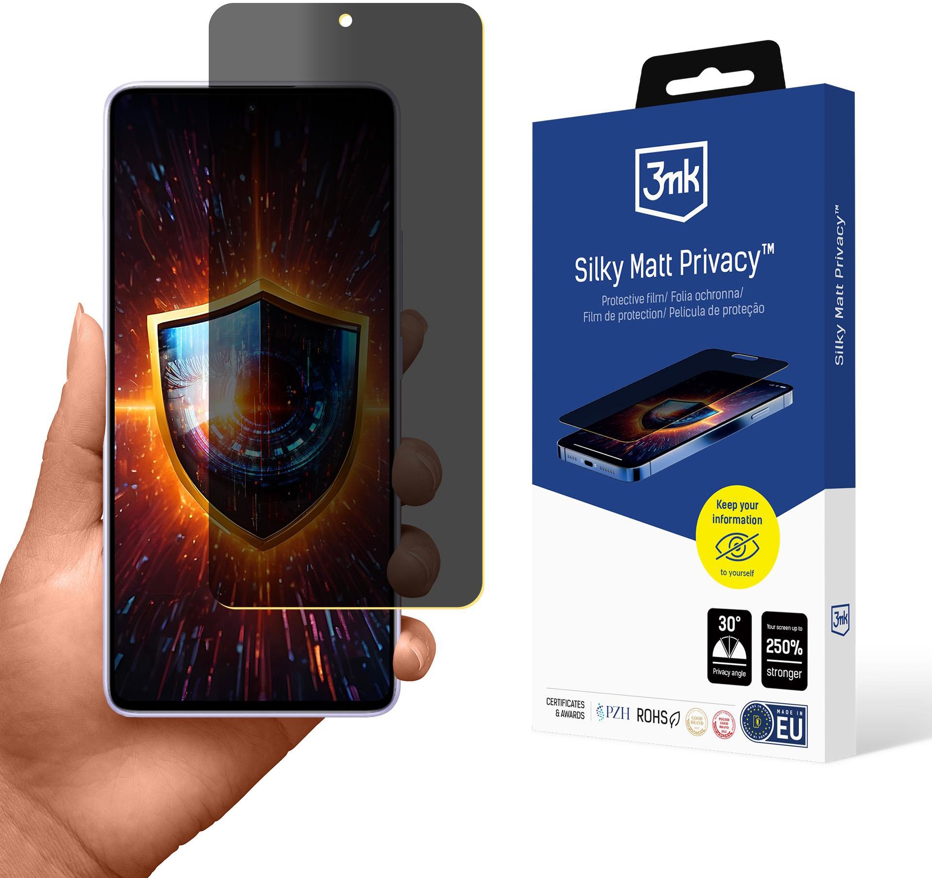 3MK Silky Matt Privacy pro Redmi Note 14 5G Global