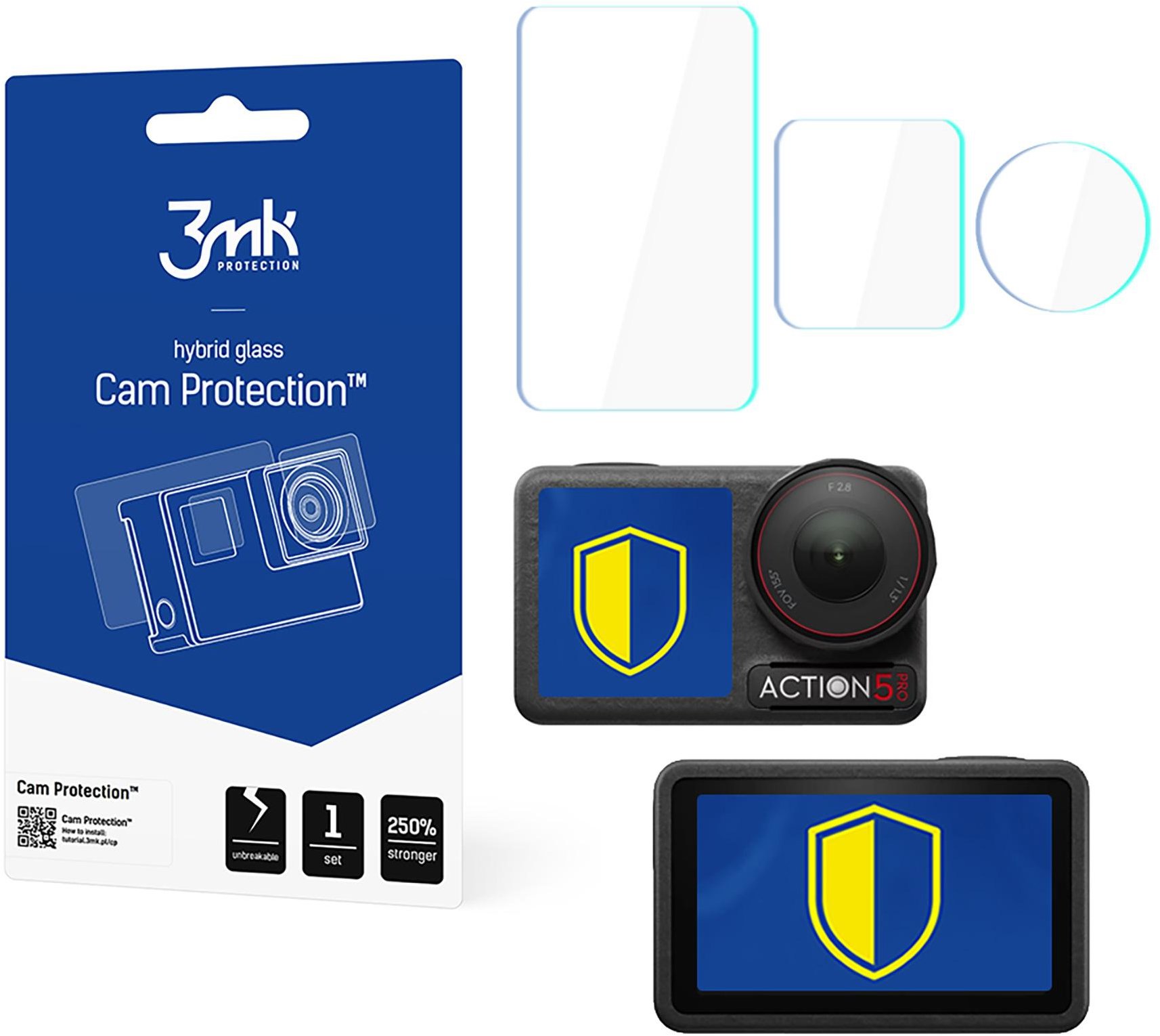 3MK Cam Protection pro DJI Osmo Action 5 Pro