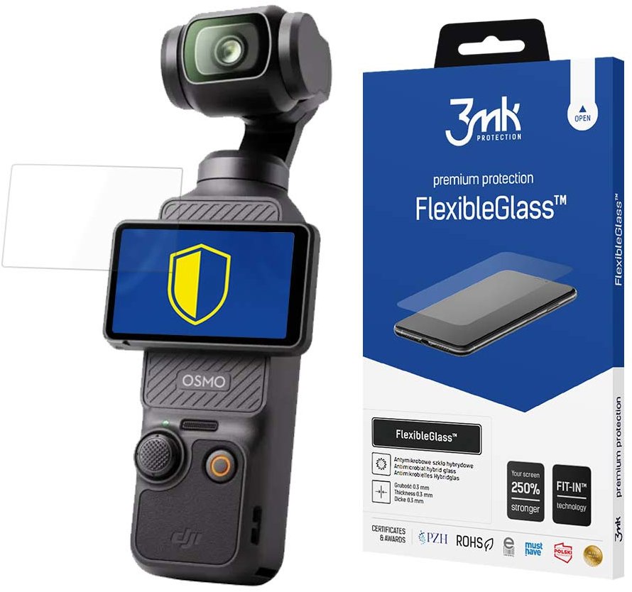 3MK hybridní sklo FlexibleGlass pro DJI Osmo Pocket 3