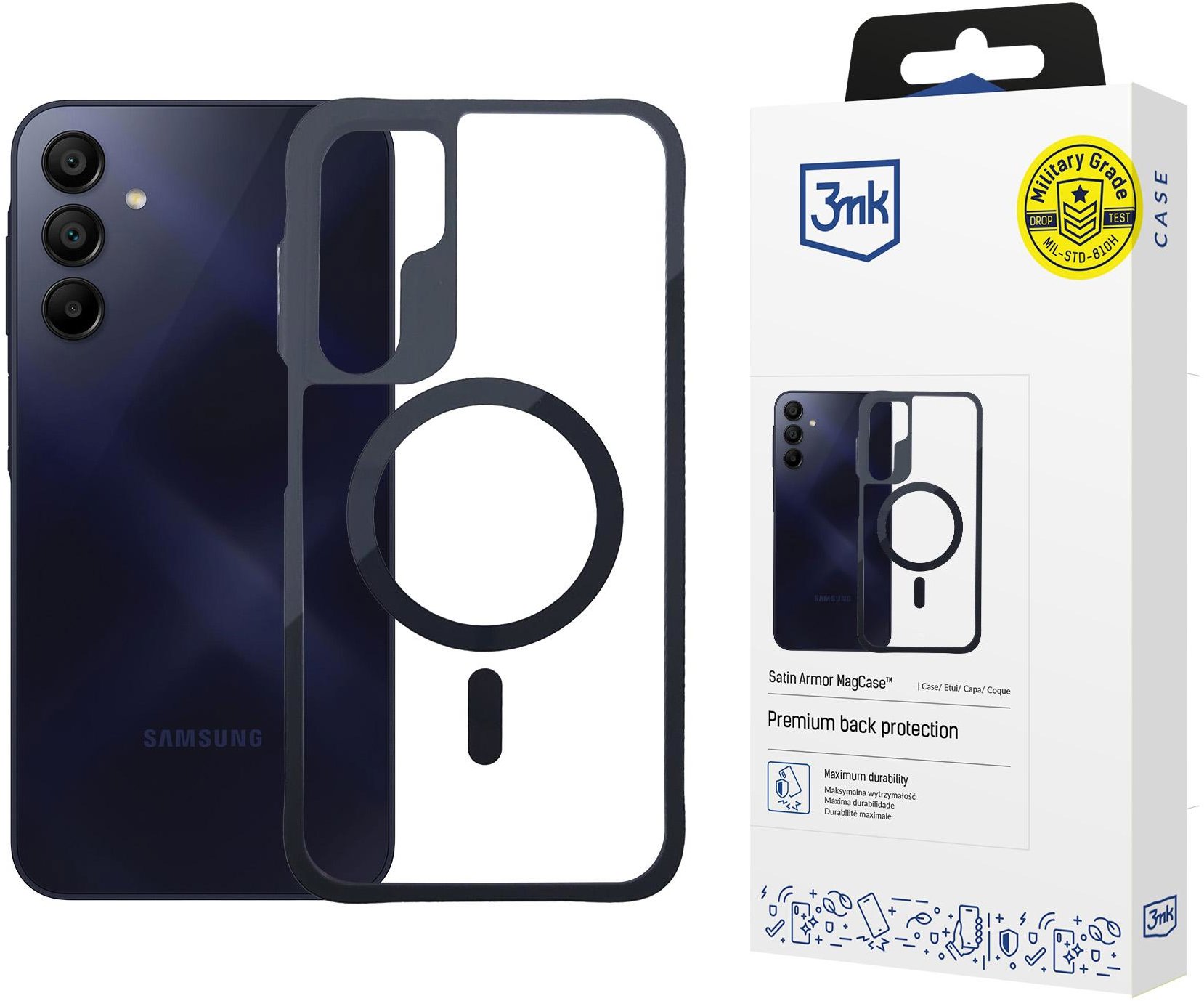 3MK Satin Armor MagCase pro Samsung Galaxy A15 5G