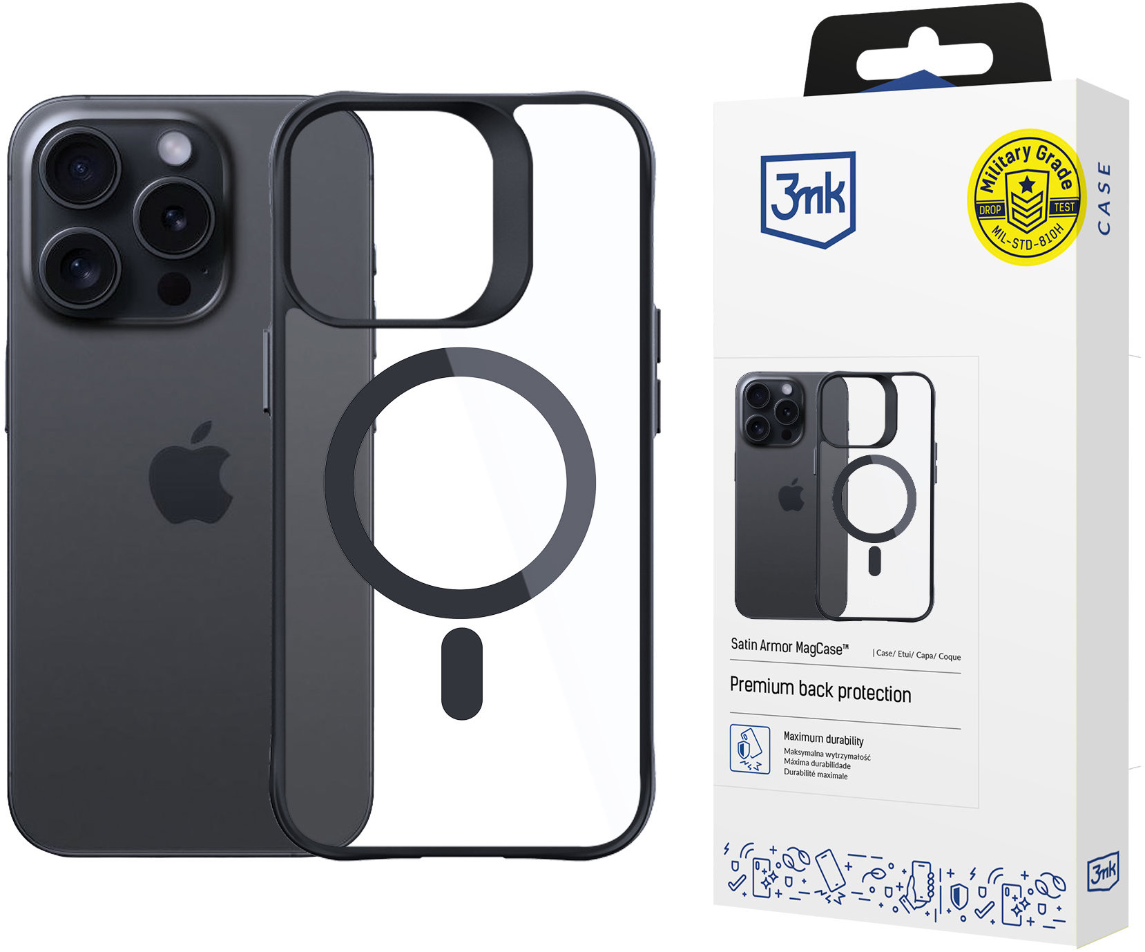 3MK Satin Armor MagCase pro iPhone 14 Pro Max