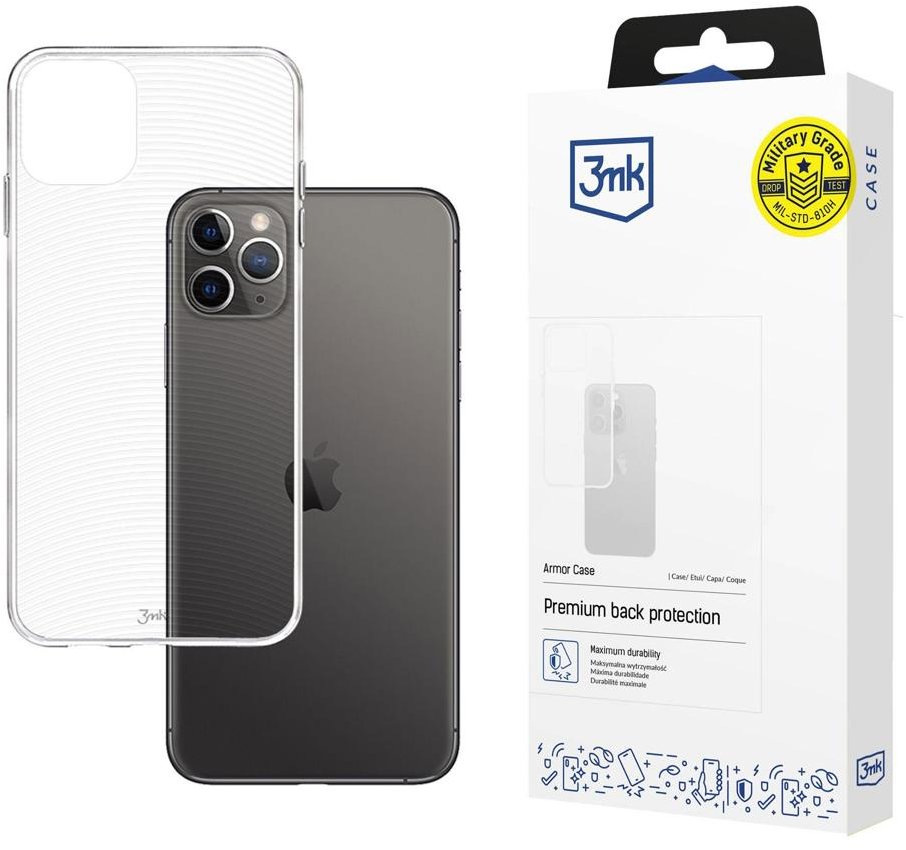 3MK Armor case pro Apple iPhone 11 Pro Max, čirý
