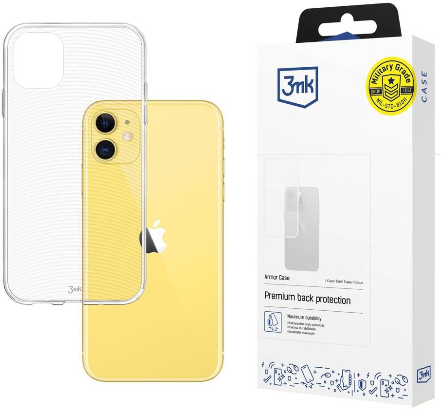 3MK Armor case pro Apple iPhone 11, čirý
