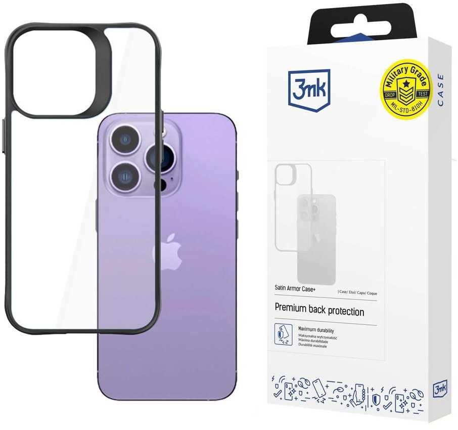 3MK Satin Armor Case+ pro Apple iPhone 14 Pro Max