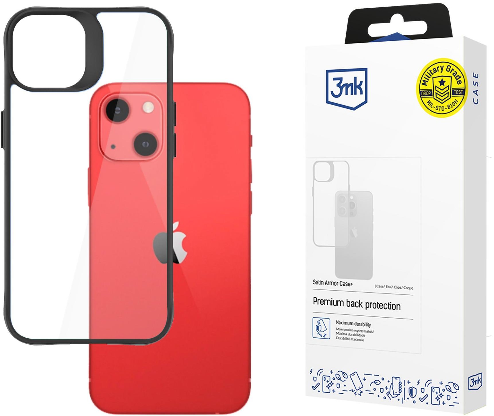 3MK Satin Armor Case+ pro Apple iPhone 13