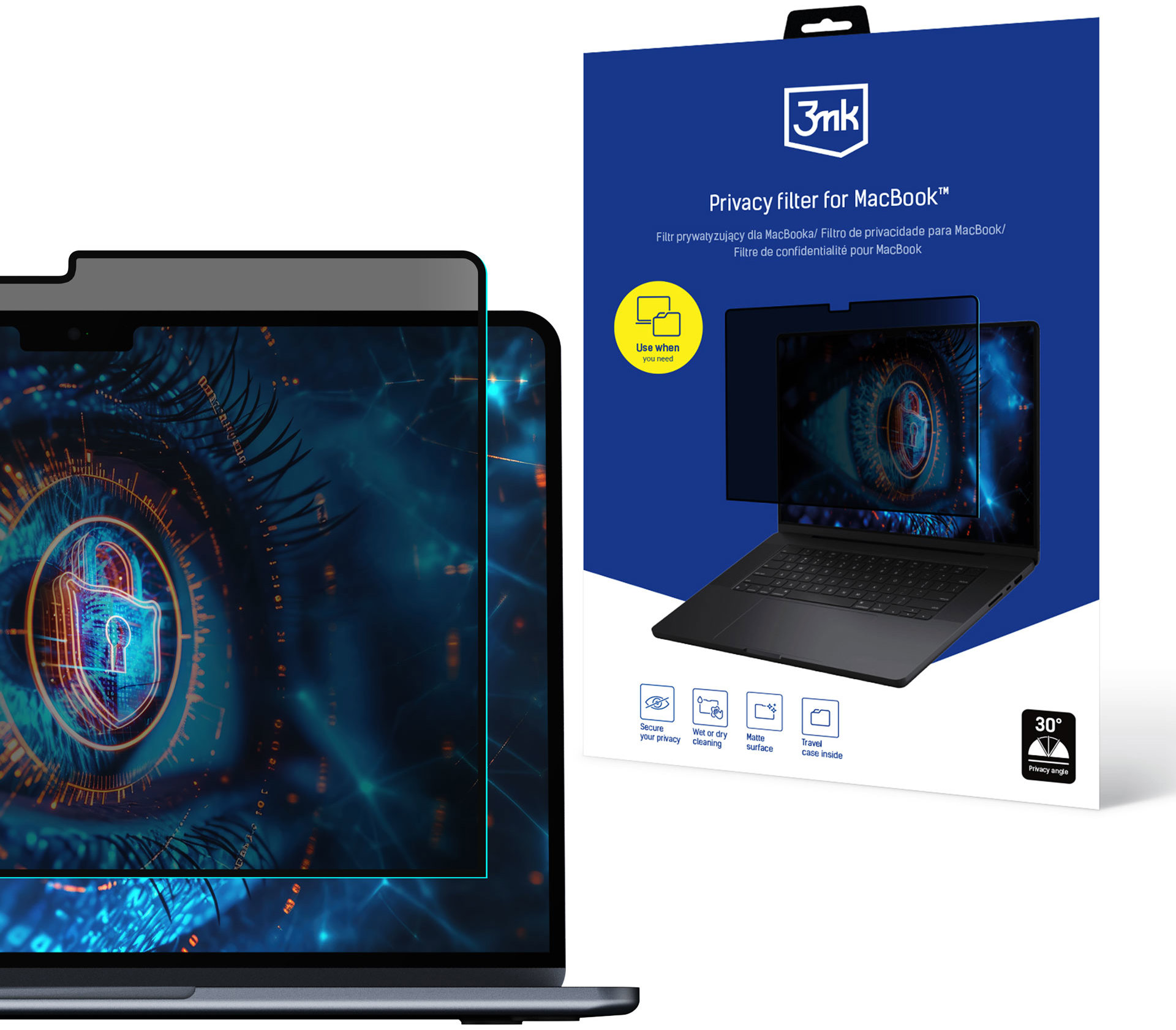 3MK Privacy filter pro MacBook Pro 16" 2019