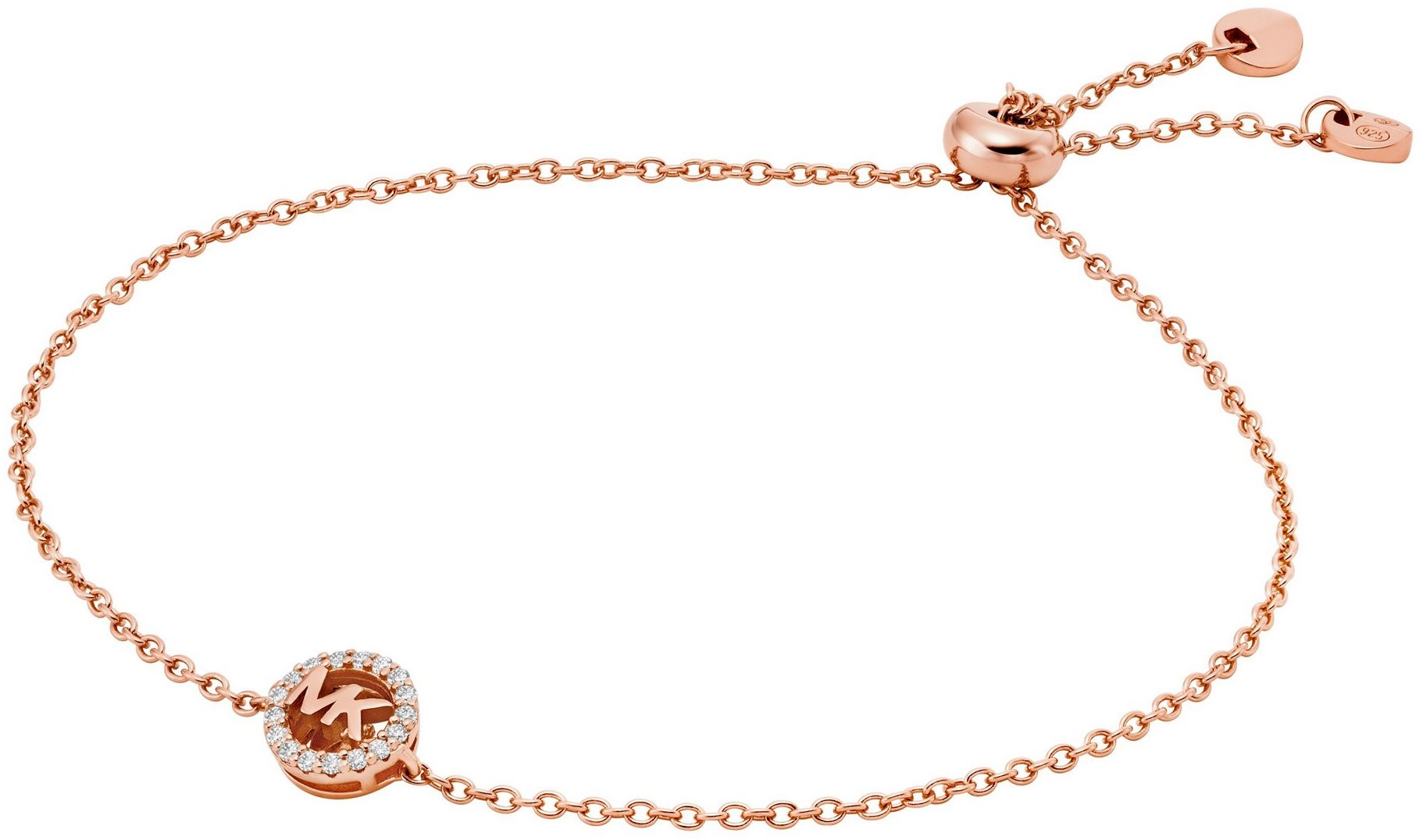 Michael Kors náramek stříbrný pozlacený MKC1762CZ791 (Ag 925/1000; 3 g)