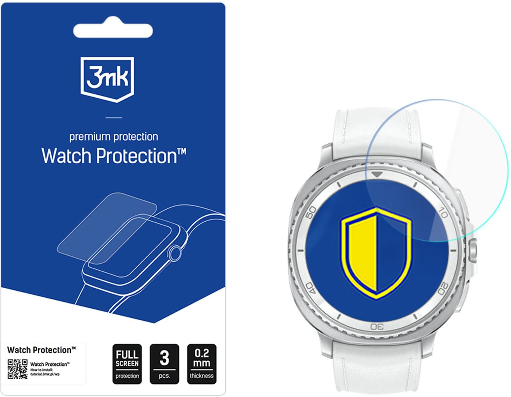 3MK Watch Protection FlexibleGlass pro Samsung Galaxy Watch 8 Classic