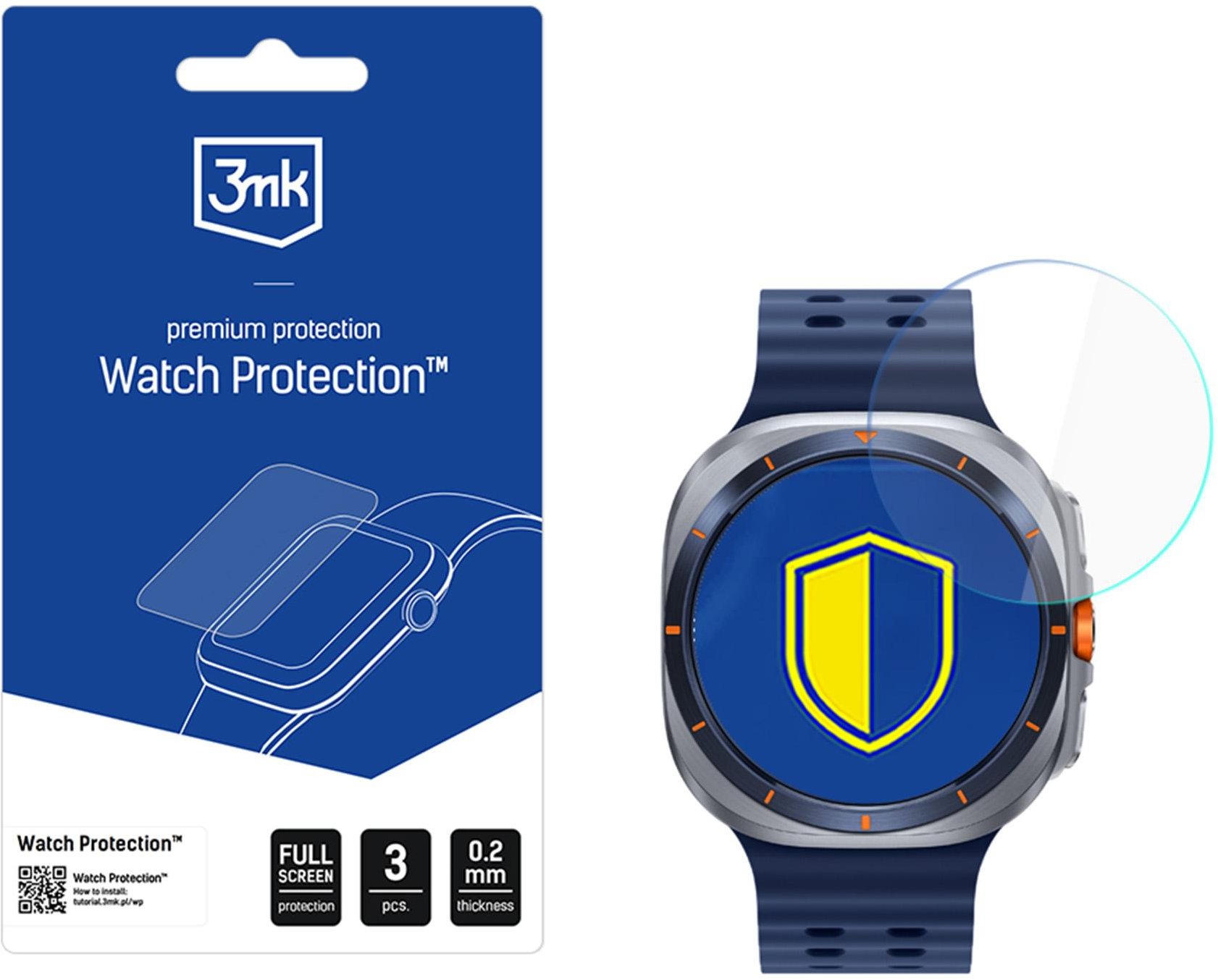 3MK Watch Protection FlexibleGlass pro Samsung Galaxy Watch Ultra 2025